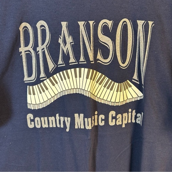 Vintage Single Stitch Branson Missouri Country Music Capital T-Shirt XL Cotton - Picture 6 of 11